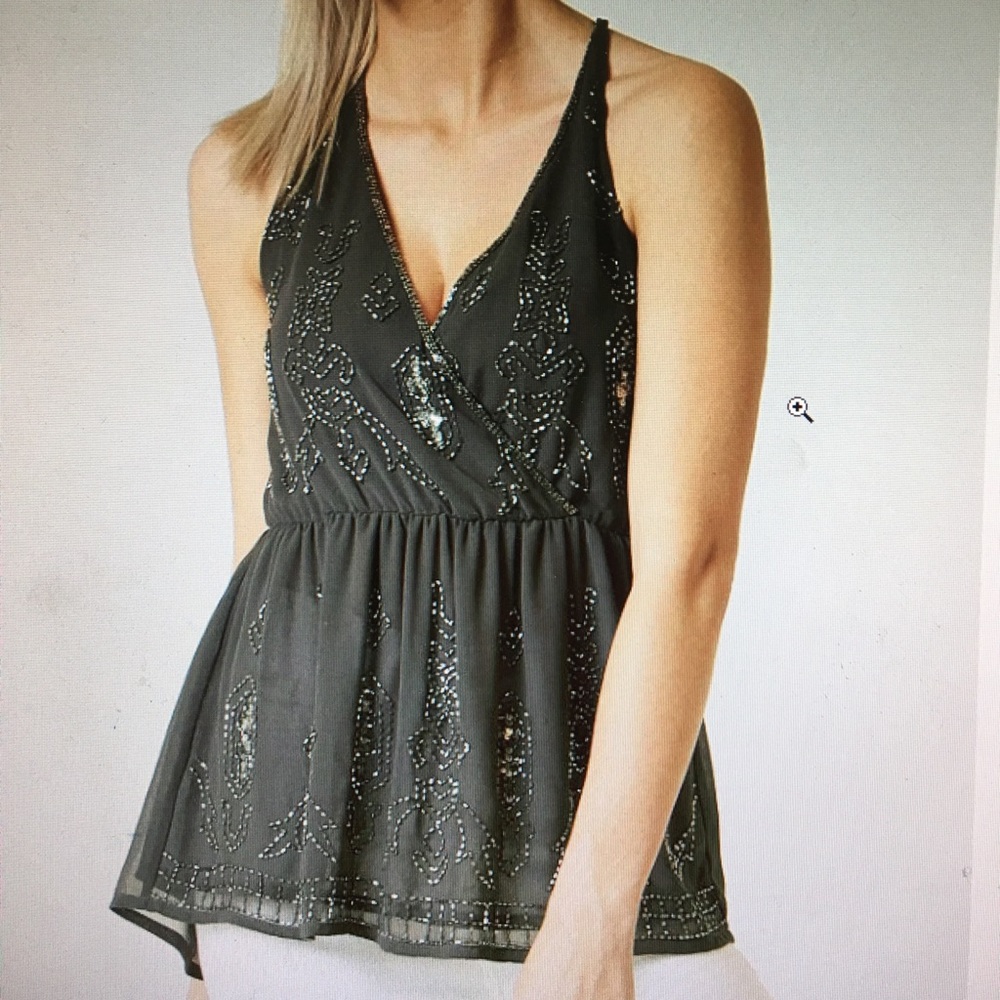 BKE Boutique Embellished Tank